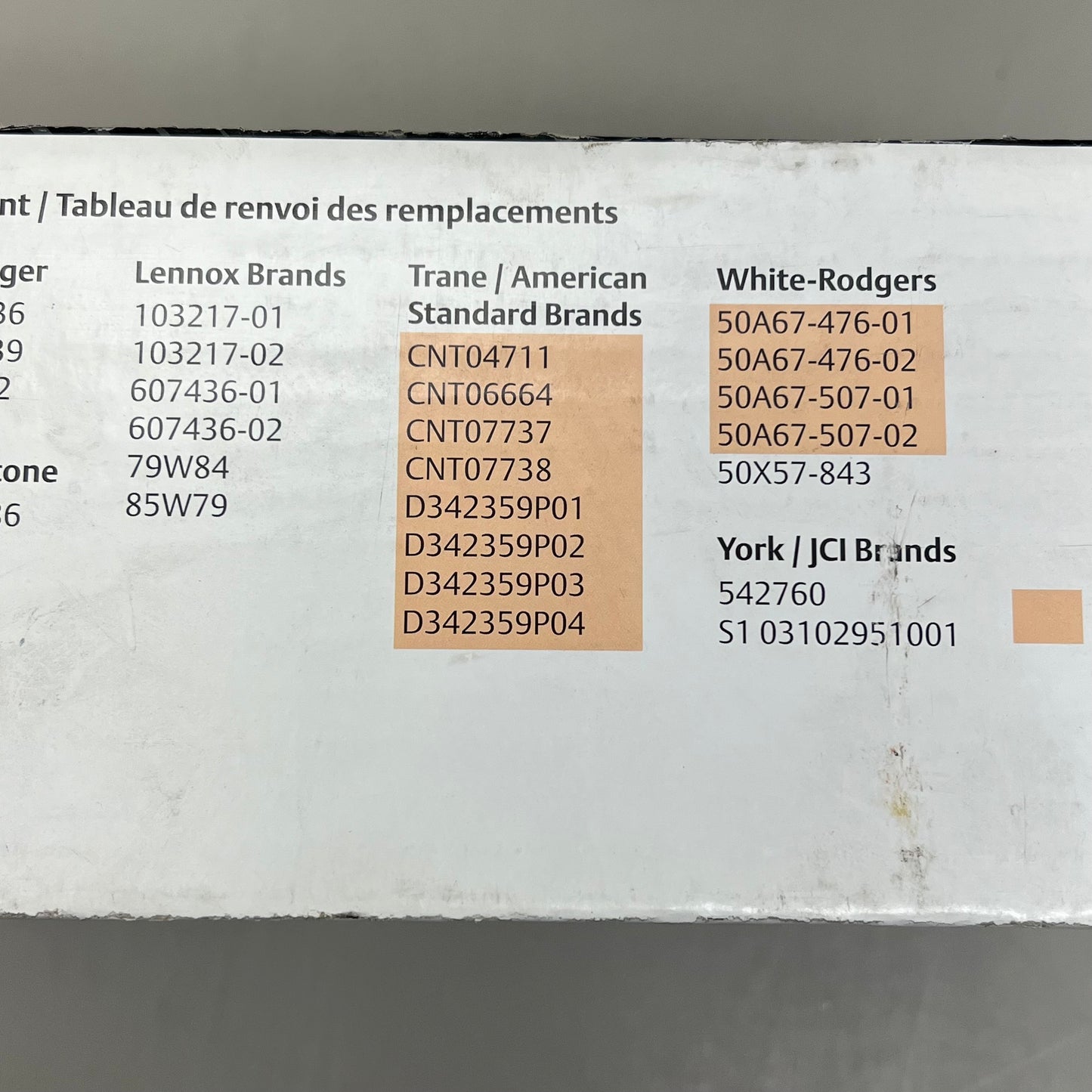 WHITE ROGERS EMERSON Integrated Furnace Control Black 50X57-843