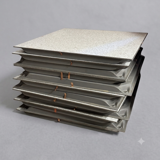 (12 PACK) Raised Floor Tile High Pressure Laminate 24x24 White/Blue AFP375