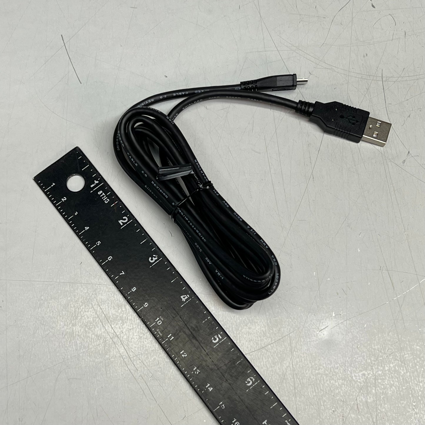 POWER A (2 PACK) USB 2.0 Charge Cable For PlayStation 4 6.5' Black CPFA122462-02