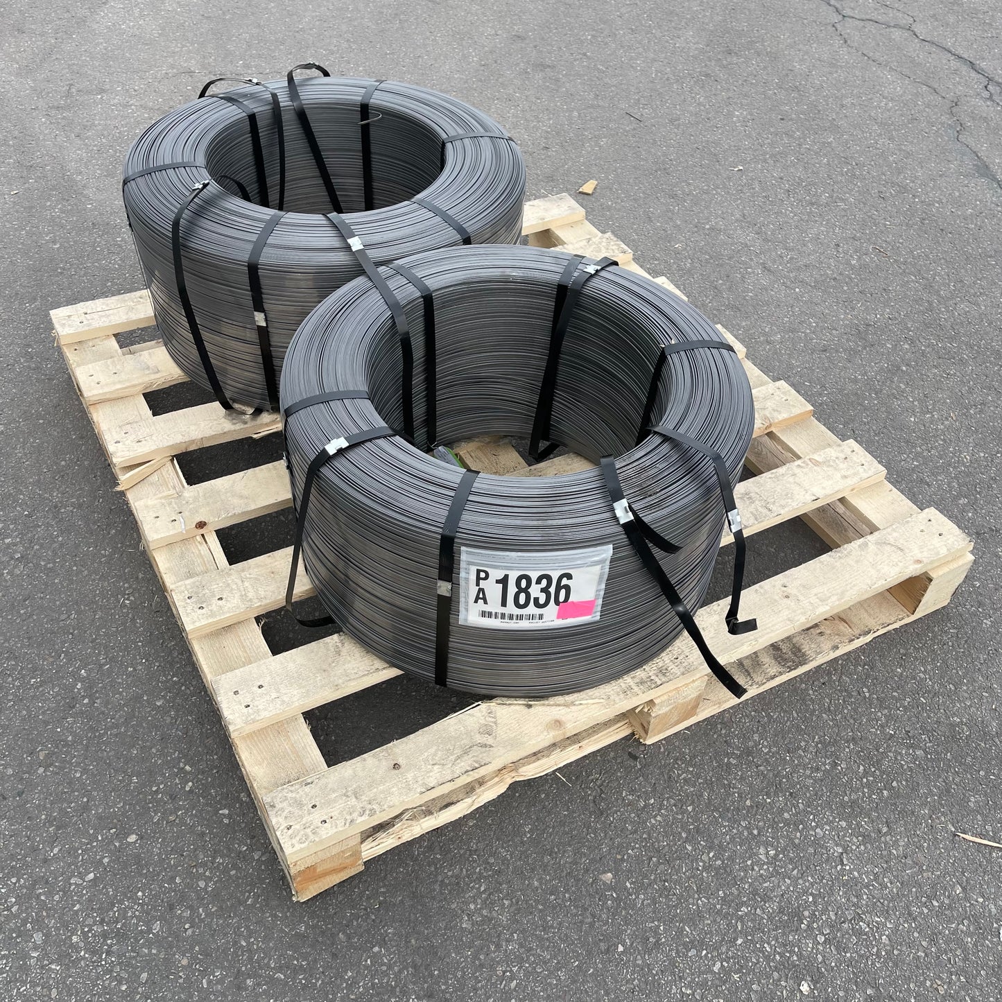 ZA@ Pallet of NS Metal Stamping/banding Grey (AS-IS)