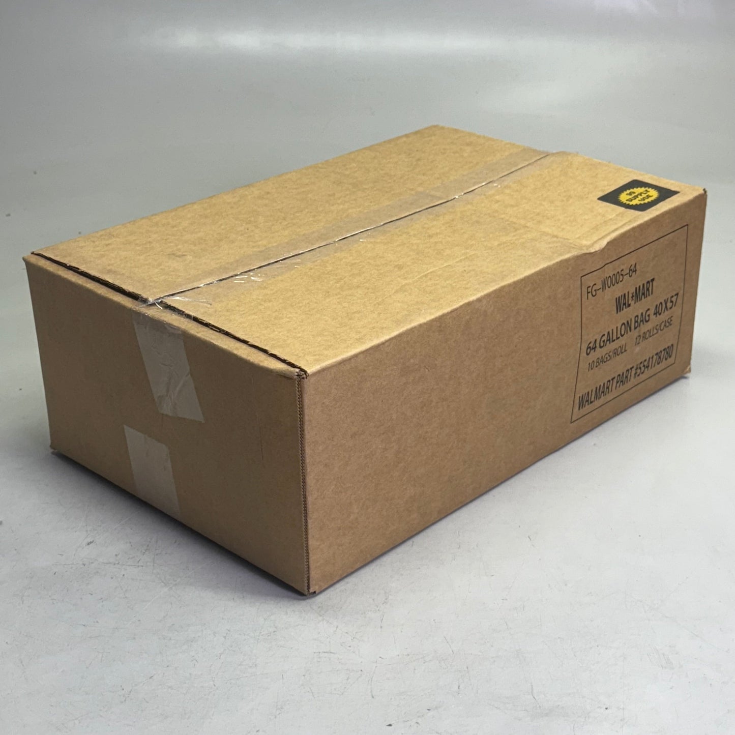 ZA@ WALMART (12 Rolls) 64 Gal Bag 40" x 57" 554178780 (New) A