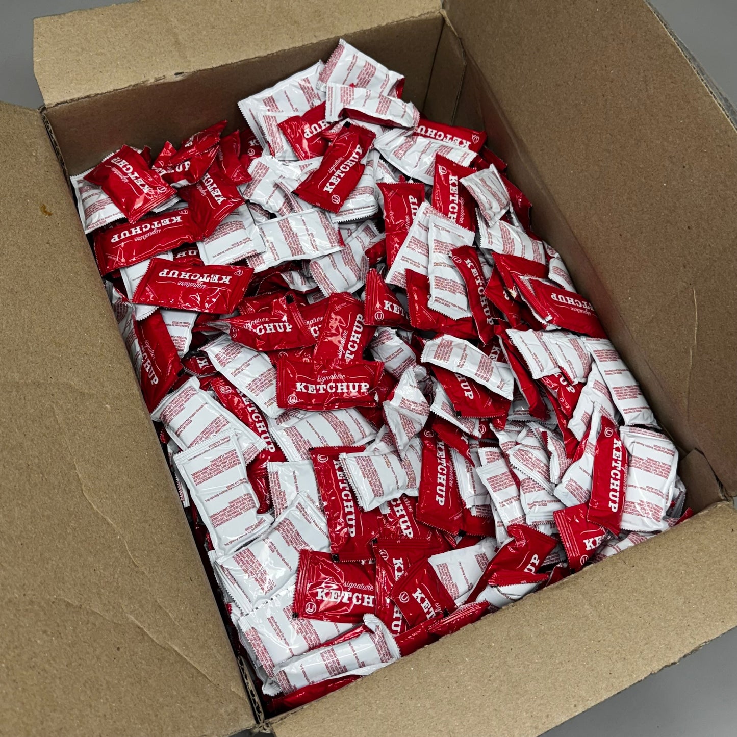ZA@ KETCHUP (1500 Count) Packet 29.76 Lbs 123313 BB 12/25