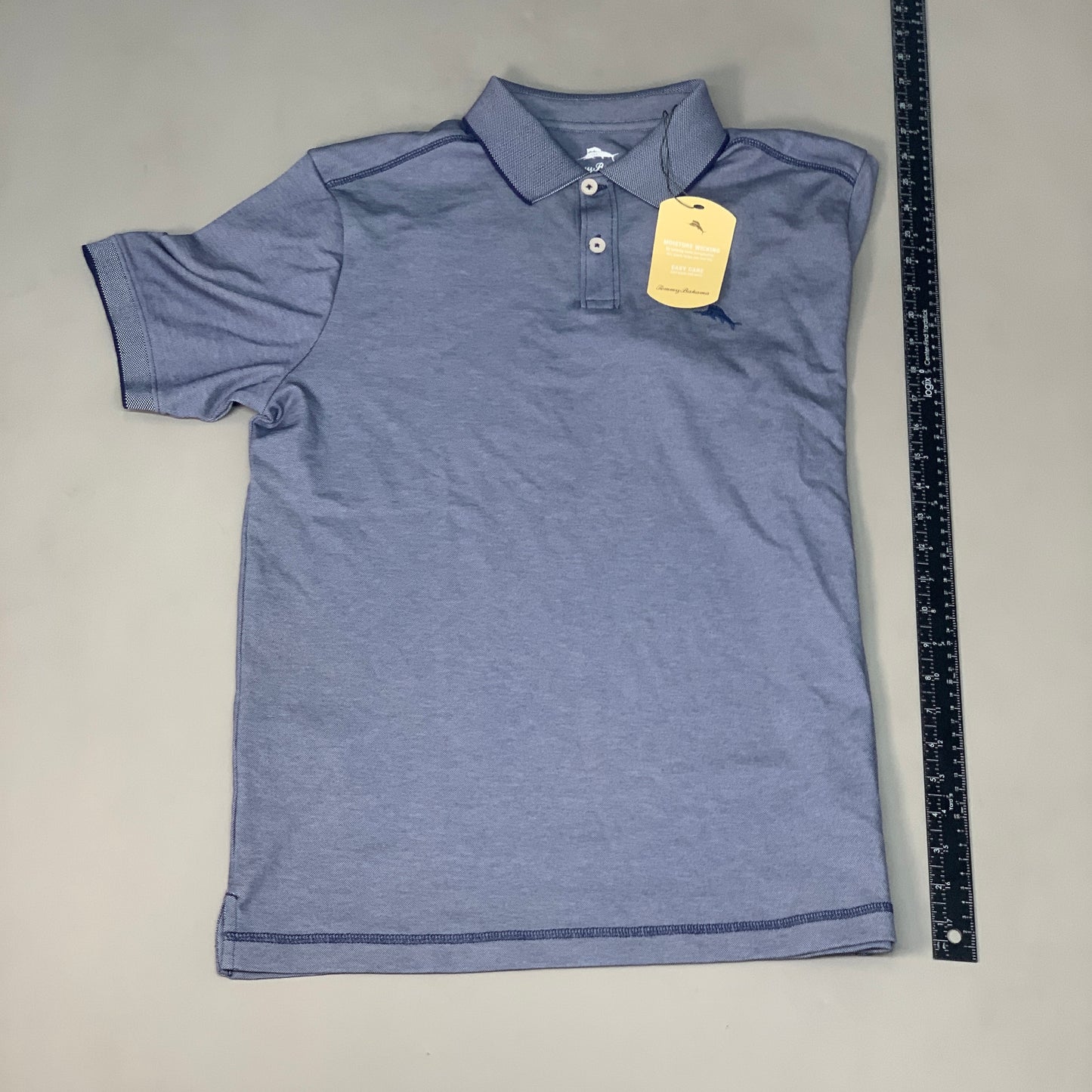 TOMMY BAHAMA Men's Playa To Win Polo Shirt Sz S Blue(New)