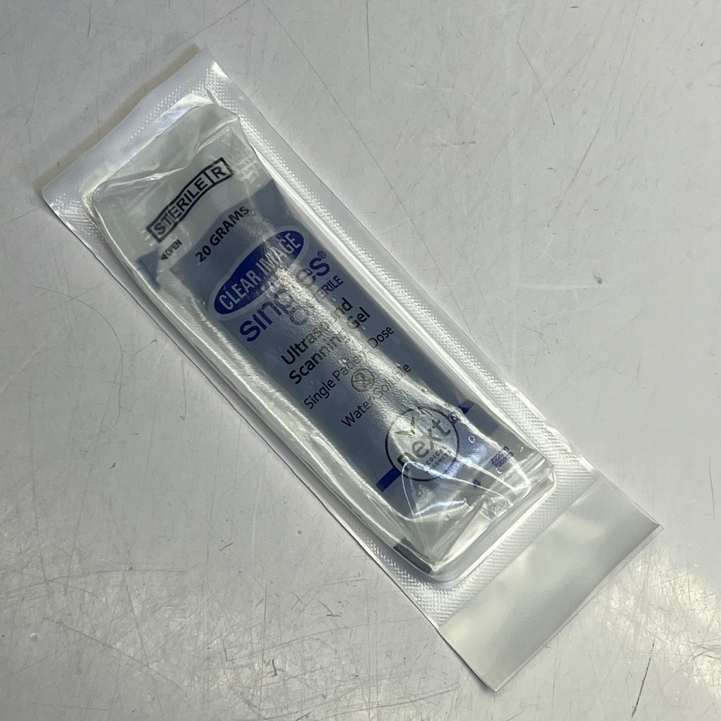 ZA@ CLEAR IMAGE (48 PACK) Individually Wrapped Sterile Ultrasound Gel 20G Blue 04-048(B)