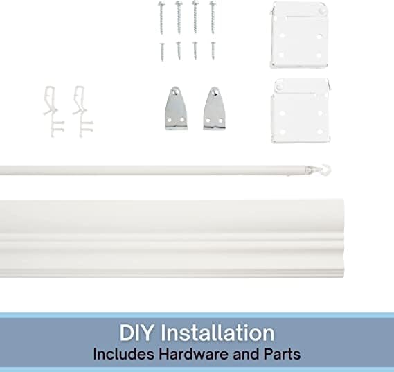 LOTUS & WINDOWARE 2" Faux Wood Blinds Cordless 23X64 Bright White F073