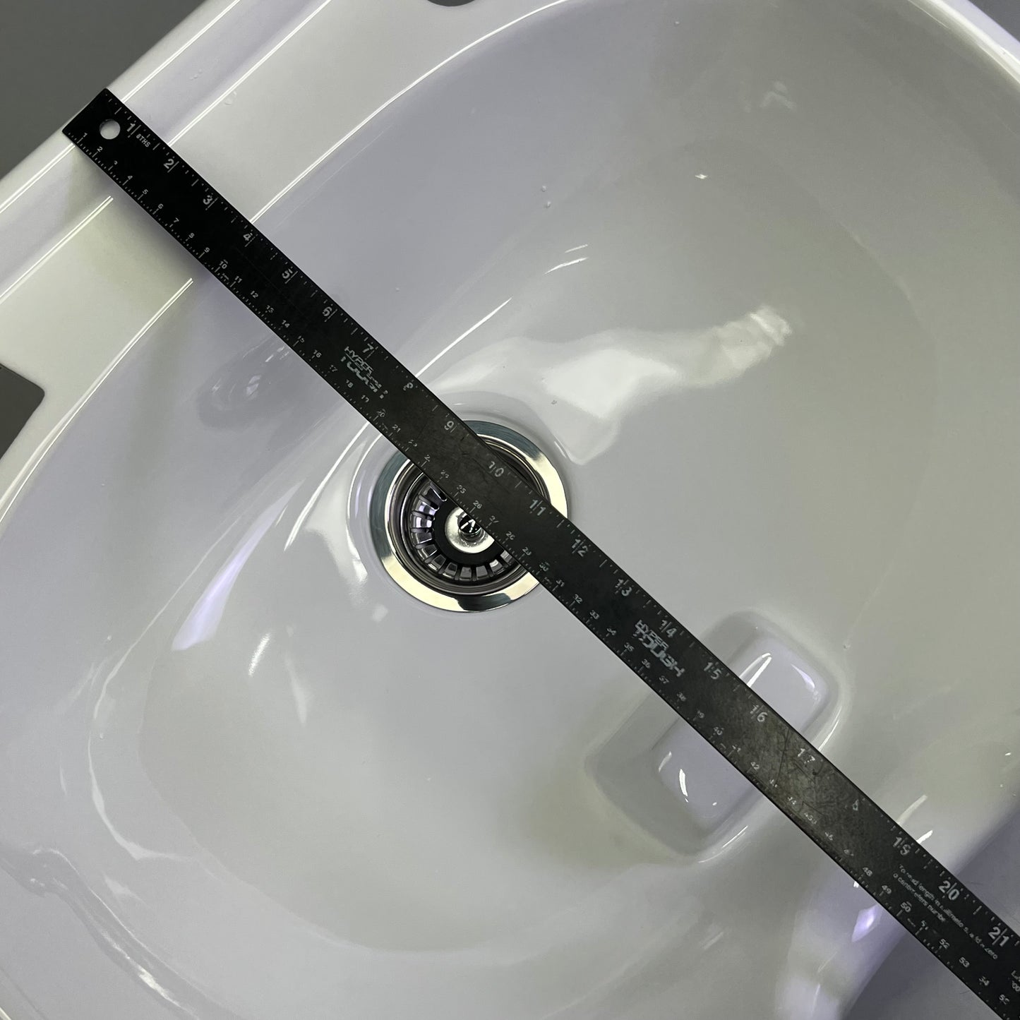 BUY-RITE Head Spa Waterfall Attachment For Shampoo Bowls 24"L x 20"W x 9"H White TS-019