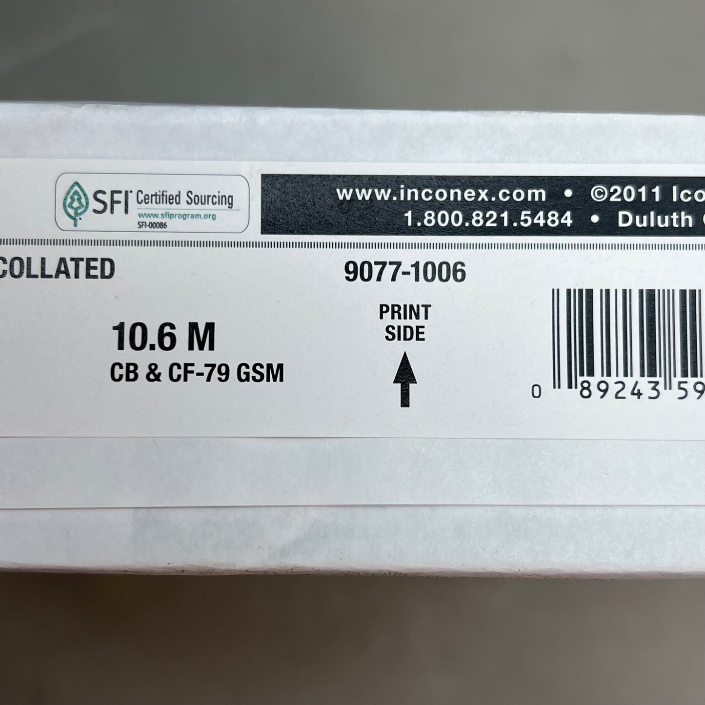 ICONEX (1,250 PACK) Digital Carbonless Paper 2-Part 8.5"X11" White/Canary 9077-1006