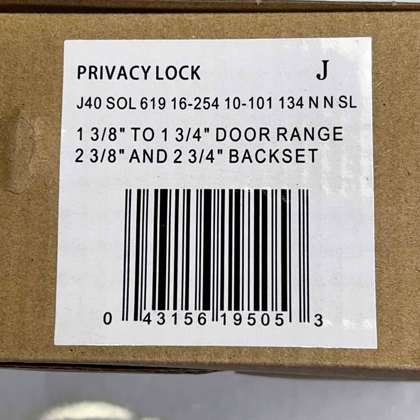 SCHALGE Solstice Privacy Door Lever Set From The J-Series Satin Chrome J40SOL626