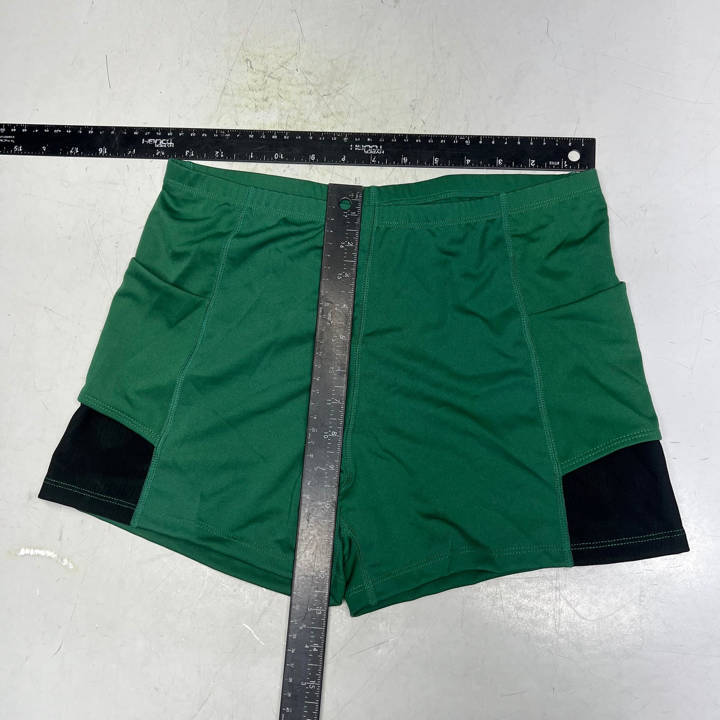 CHARMO Tennis Polo Dress Pleated Skirt W/ Shorts Women's Sz M Grass Green