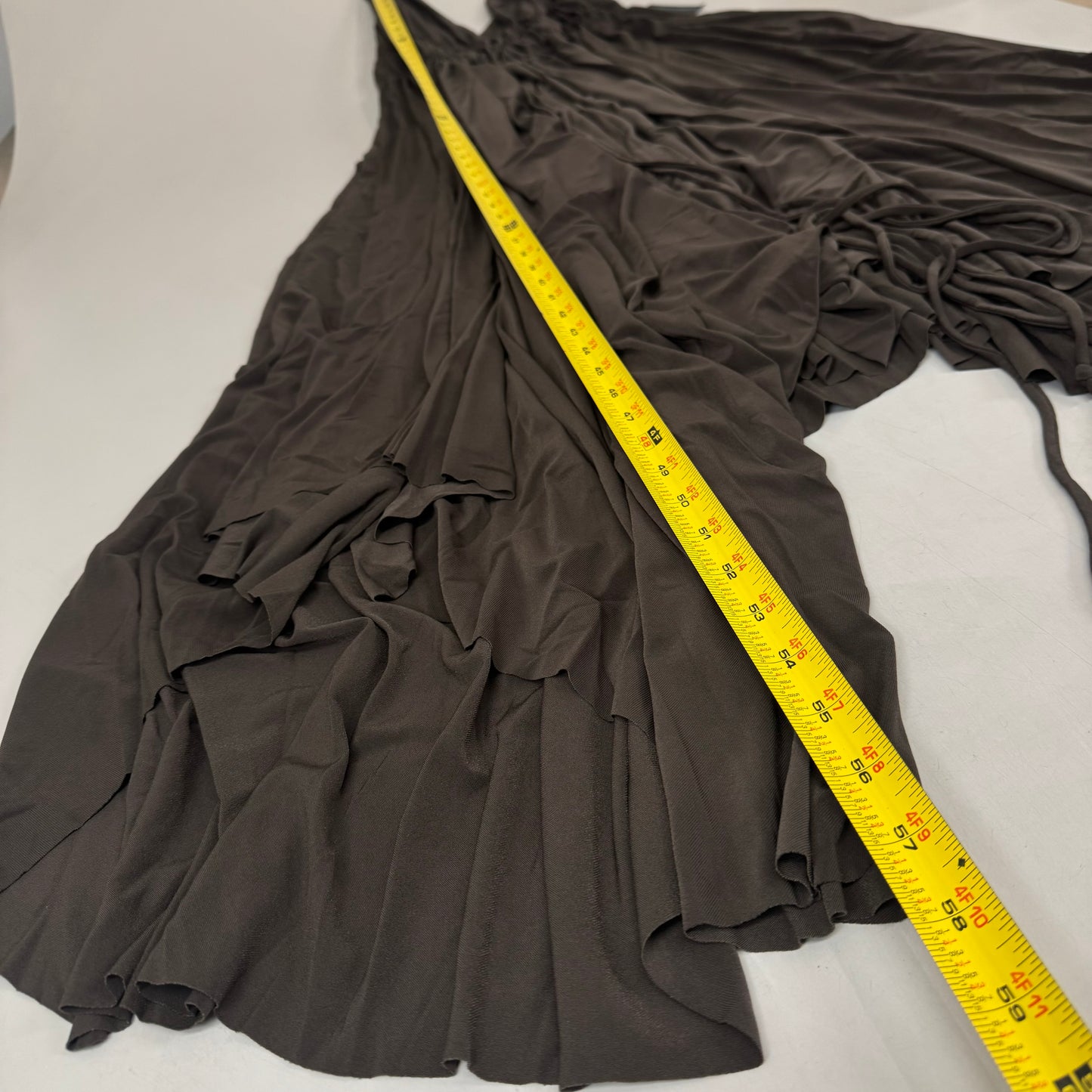 NORMA KAMALI Goddess Dress Unlined Women's Sz XL/42 Chocolate KK3233PL292028