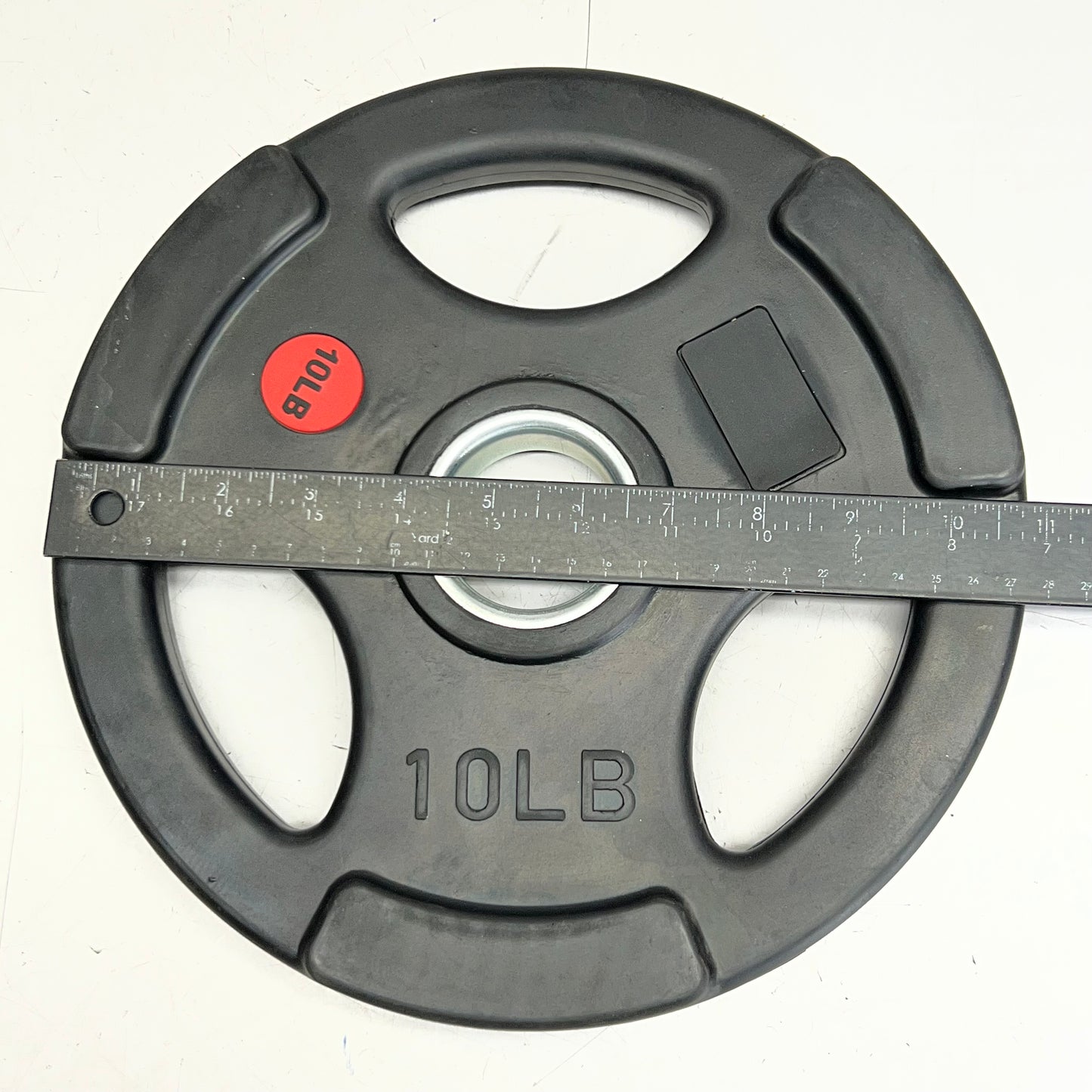 TRI-GRIP (2 PACK) Rubber Plate 10lb, Black