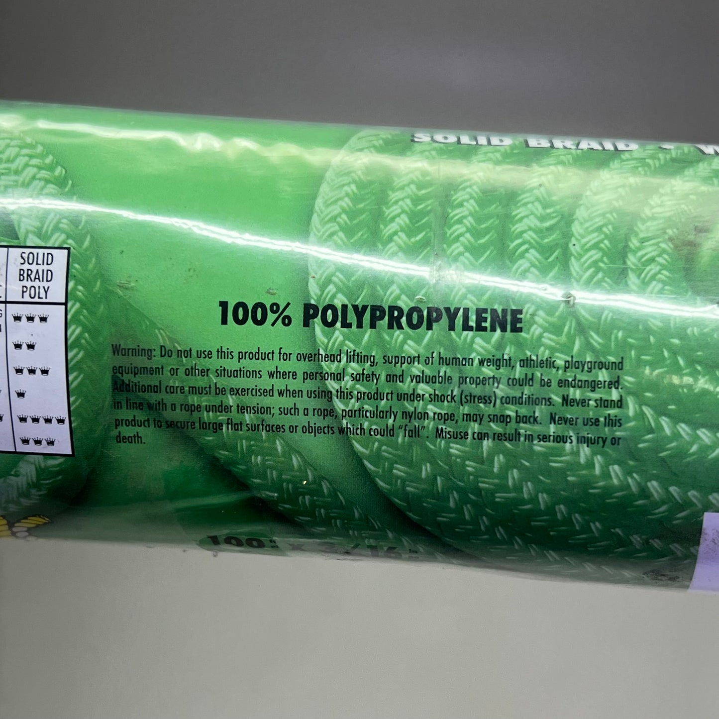 ROPE KING (2 PACK) Poly All-Purpose Clothesline 3/16" x 100' White POCL-100