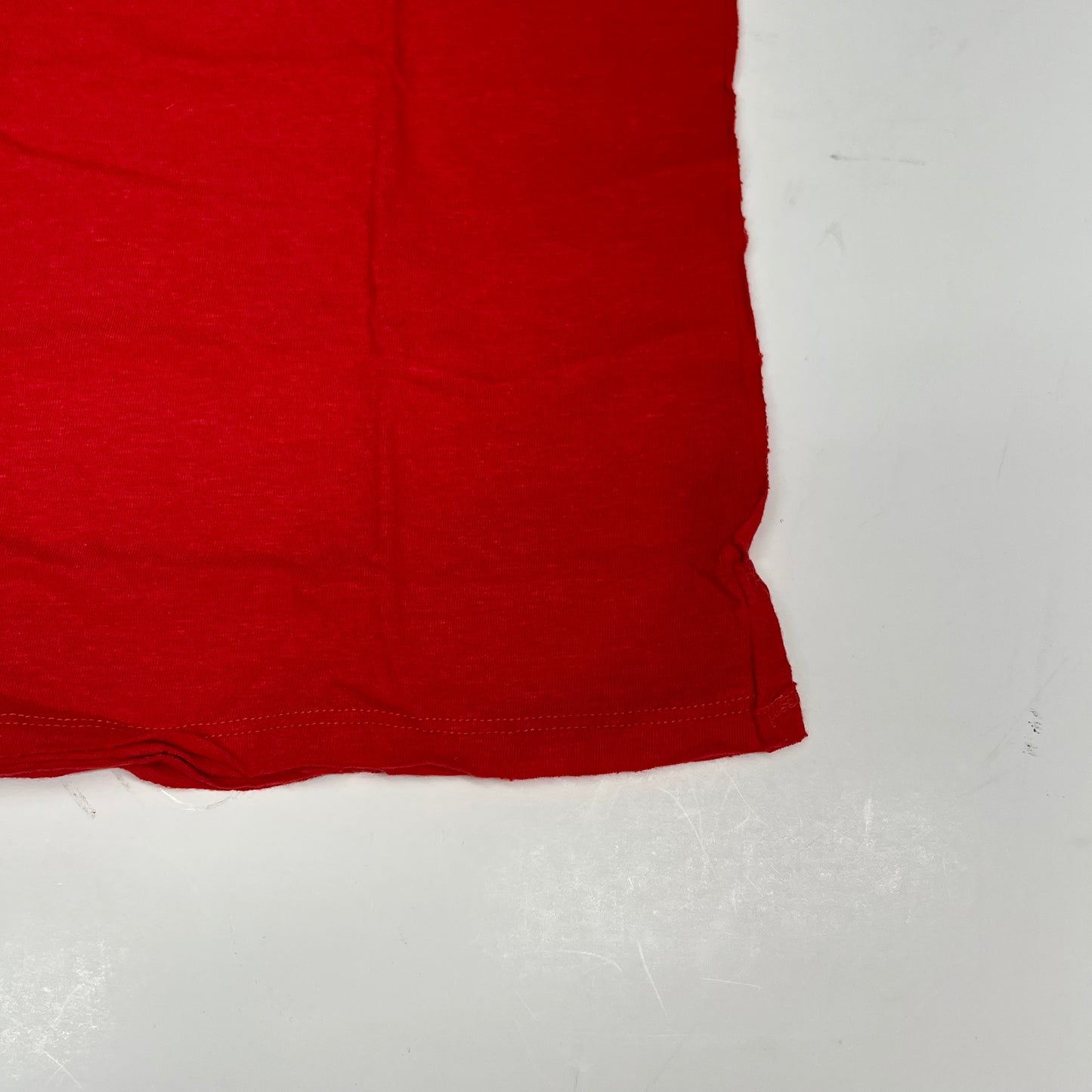 WE THE FREE Nova Tee Shirt Raw Edge T-shirt  Women's Sz S High Risk Red