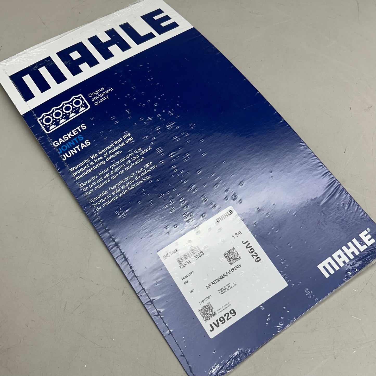 MAHLE Engine Timing Cover Gasket Replacement Part For Chevy JV929