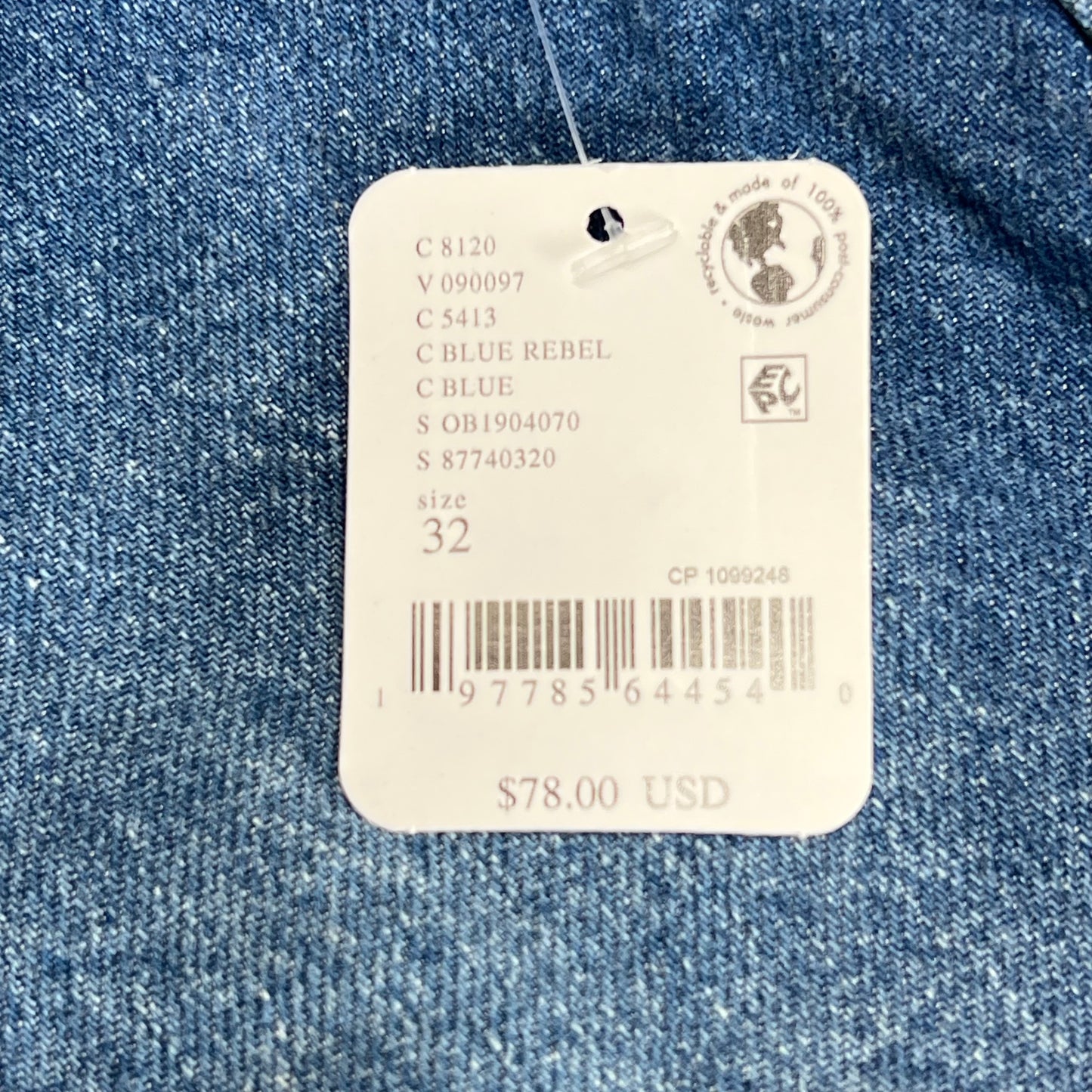FREE PEOPLE Gallivanting Peekaboo Skort Women's Sz 32 Blue Rebel OB1904070
