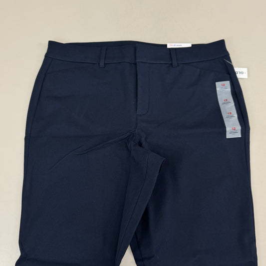 OLD NAVY High Waisted Pixie Skinny Ankle Pants Women's Sz 12 In The Navy 3139011958