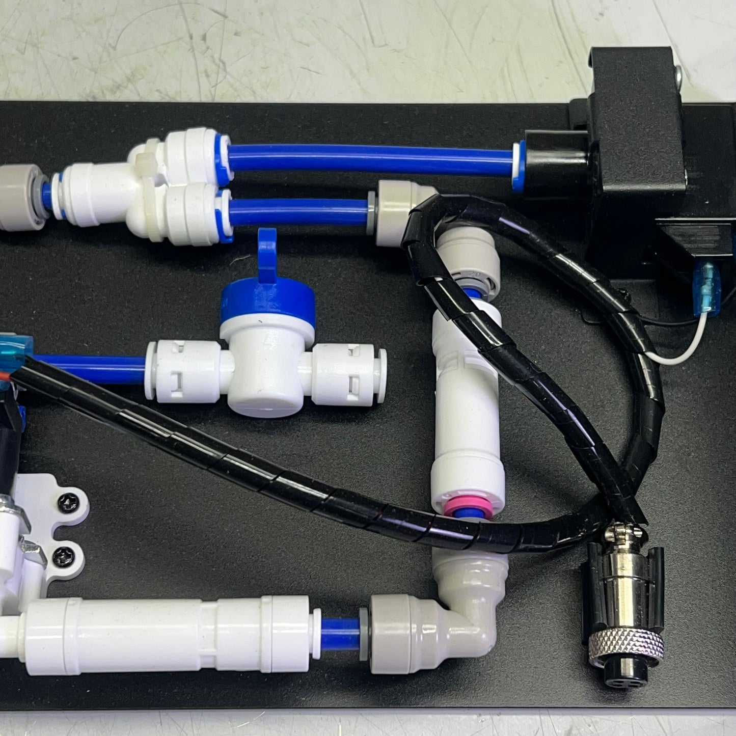 AQUAFIRE Direct Plumbing Kit For Water Electric Fireplace Black AWA-DP-LP