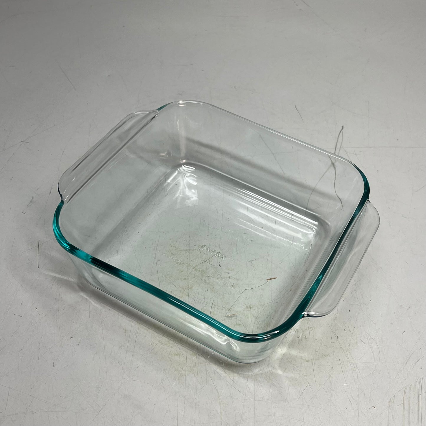 ZA@ PYREX (6 PIECE SET) Glass Baking Dish Set W/ Lids 5 Qt, 2.6 Qt & 3.1 Qt Clear/|Sage 1135014