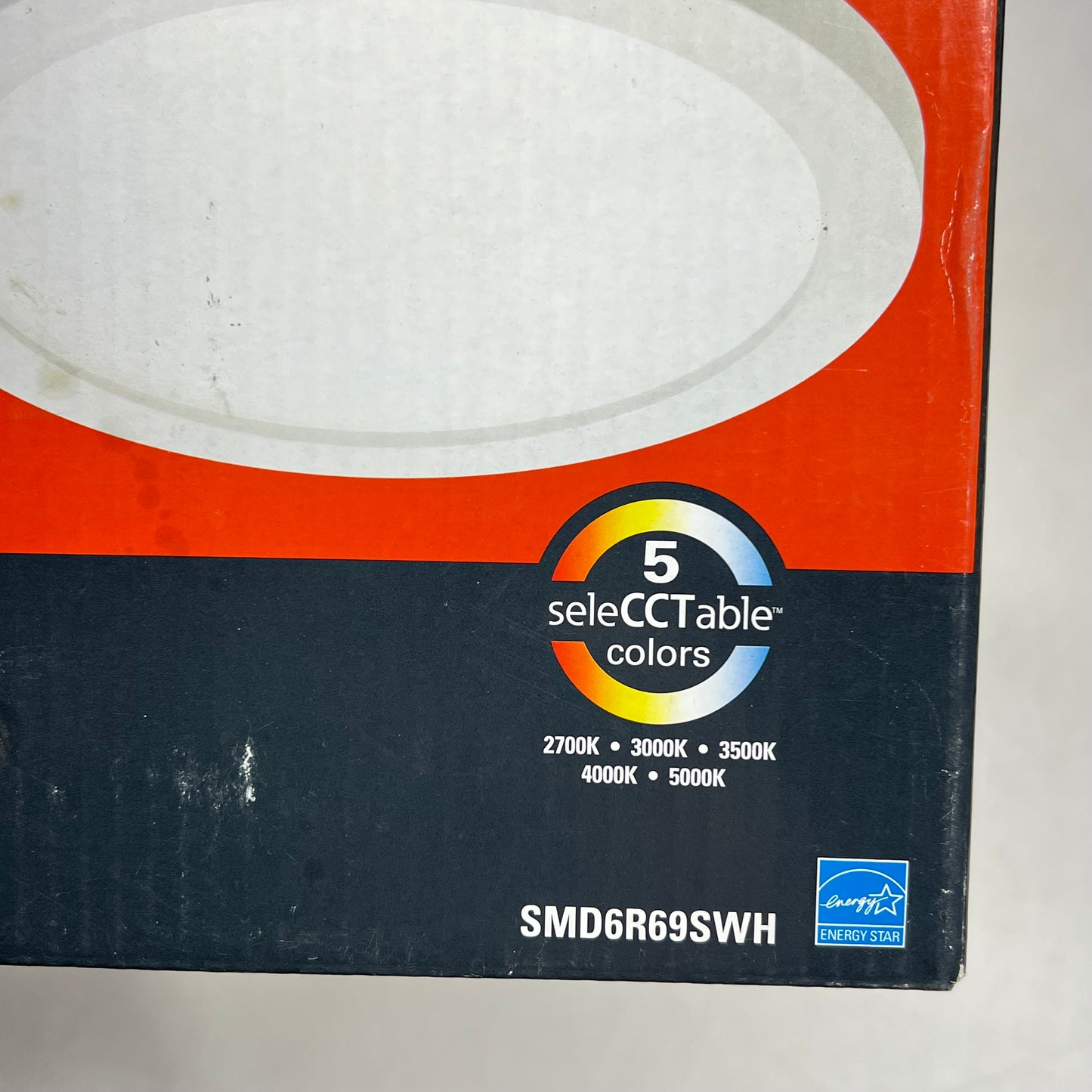 COOPER LIGHTING Halo Surface Mount Light 6" Surface Downlight 5 Color SMD6R69SWH