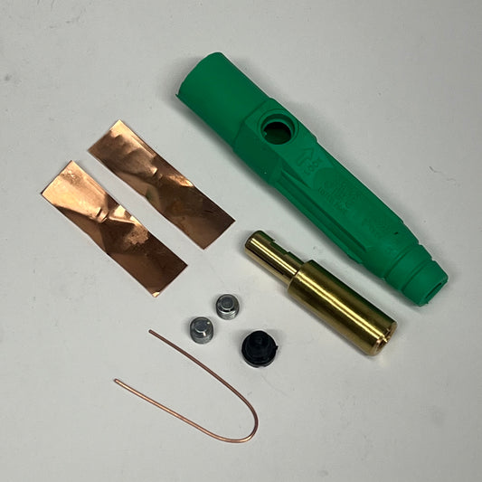 LEVITON 15 Series Male Plug #8 - #2 Awg Single Set Screw Green 165-15D21-UG