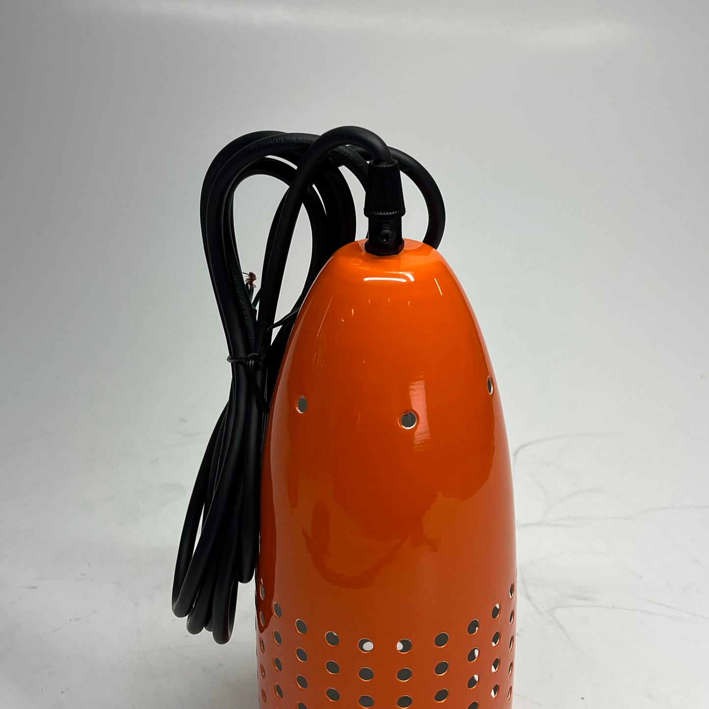 HI-LITE (2 PACK) Dunkin Donuts Hanging Lamp Pendant Fixture 10"x4.5" Orange