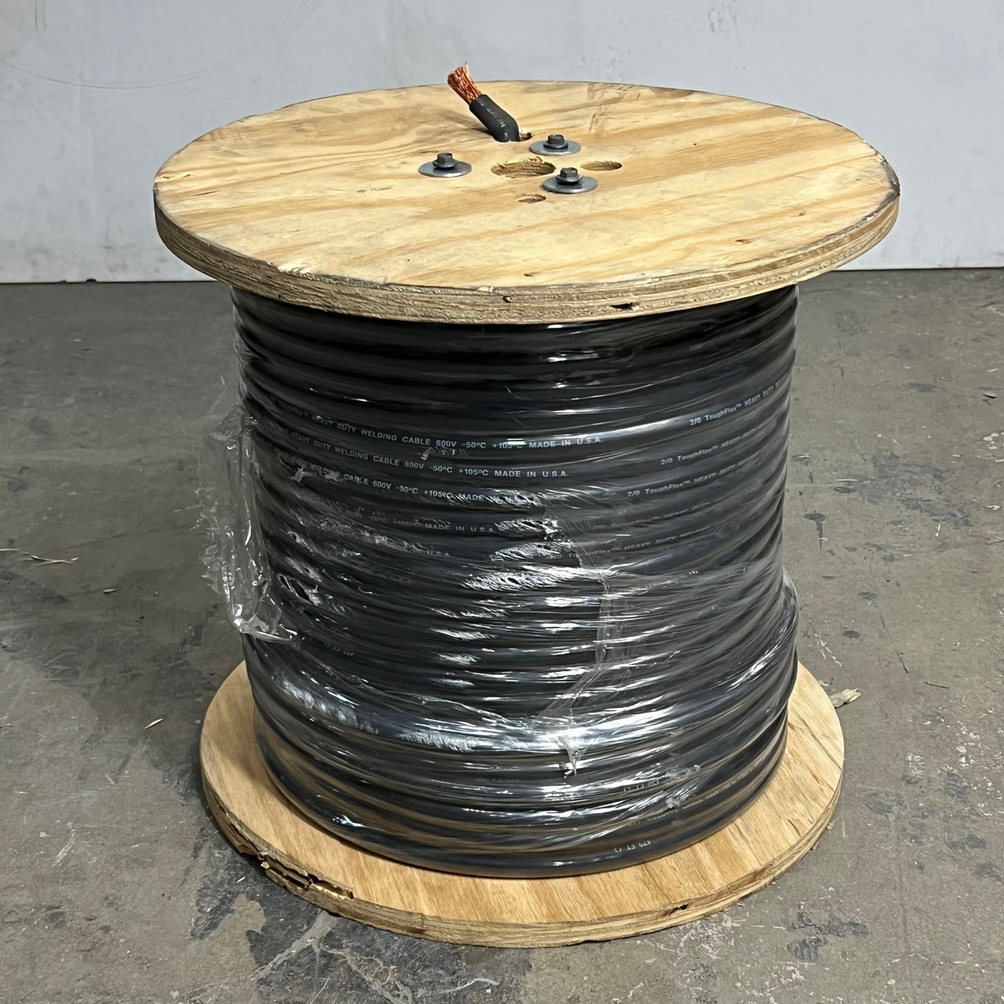 KALAS ToughFlex 2/0 Welding Cable 600V (500 ft Reel) 1235B USA