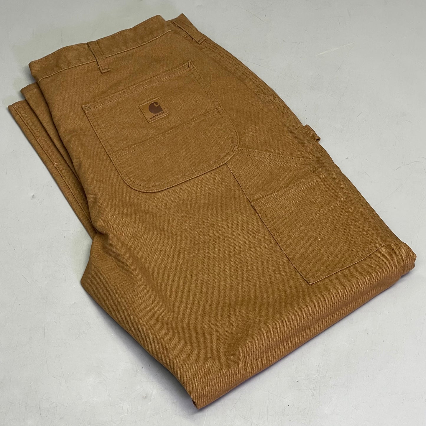 CARHARTT Loose Fit Washed Duck Utility Work Pant Men's Sz W36xL30 Brown BN0011-M