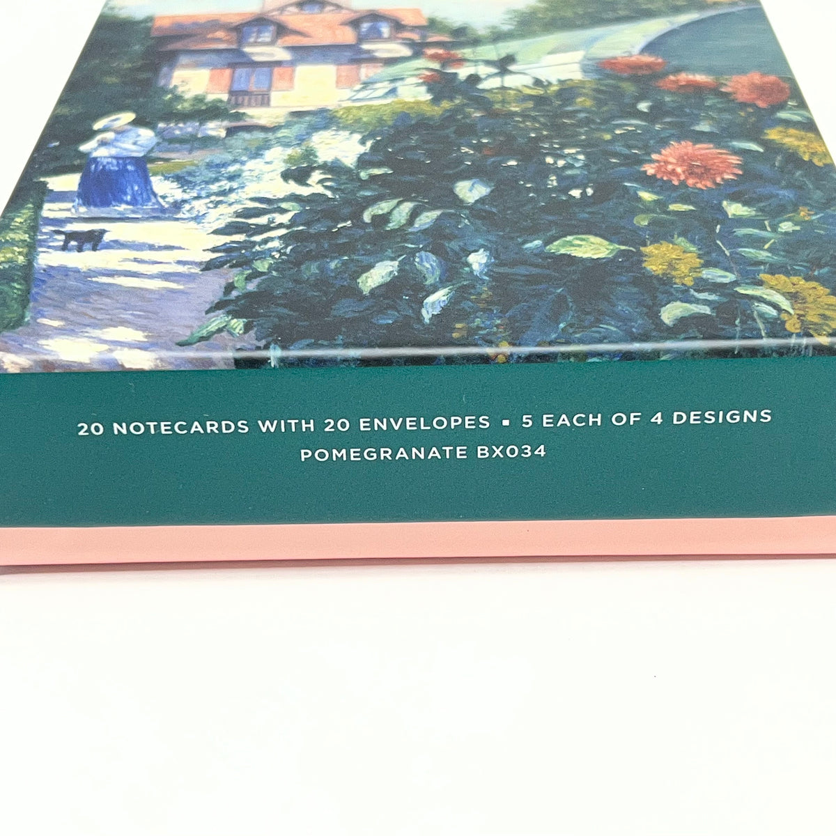 POMEGRANATE (20 PACK) Gardens Of The Impressionists Notecards W/ Envelopes 4x6"