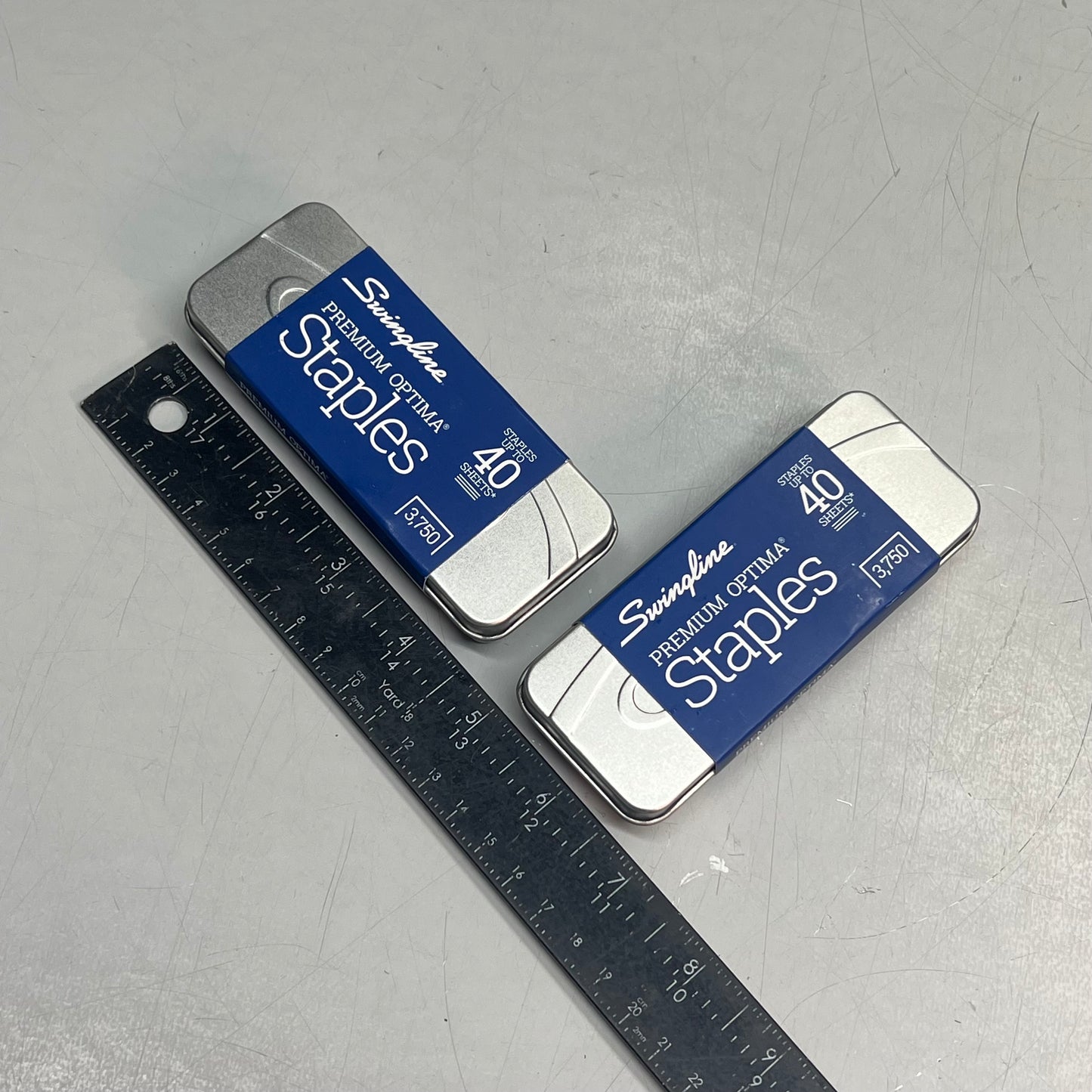 SWINGLINE (2 PACK, 3,750 PER BOX) Optima Staples 40-Sheet Capacity S70355560DP