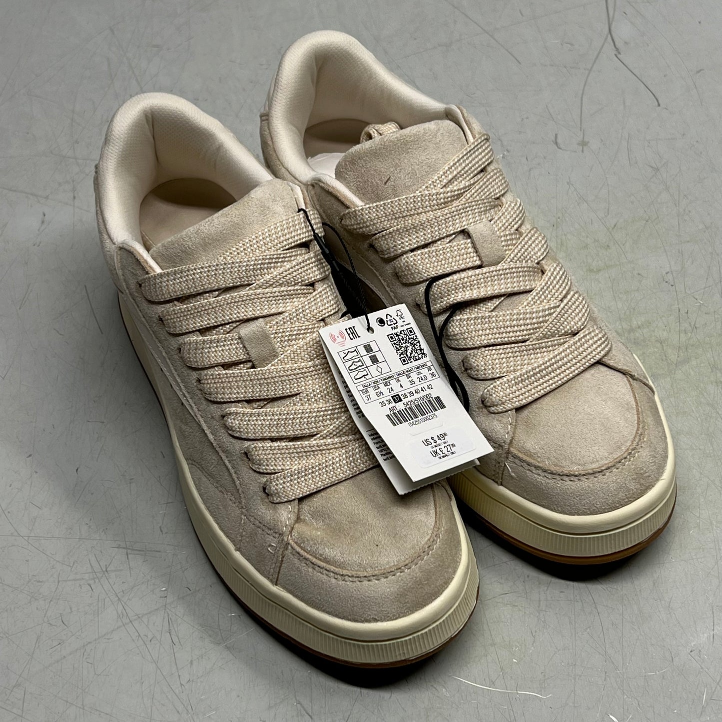 ZA@ ZARA Lot Of Assorted Clothing & Shoes Women's Sz S & 37 Multicolor