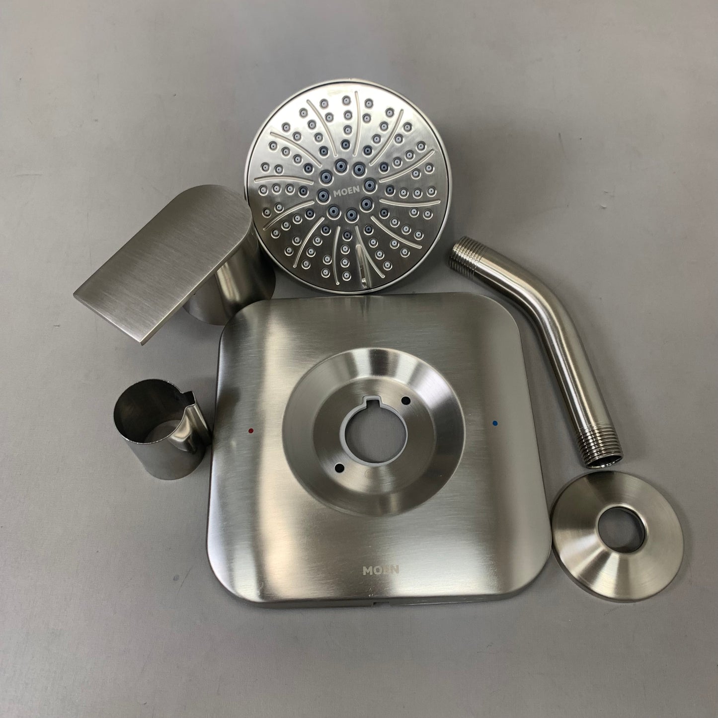 MOEN (3 Pack) Tub/Shower Trim Kit ‎7.87"x7.72"x4.57" Brushed Nickle T2473EPBN