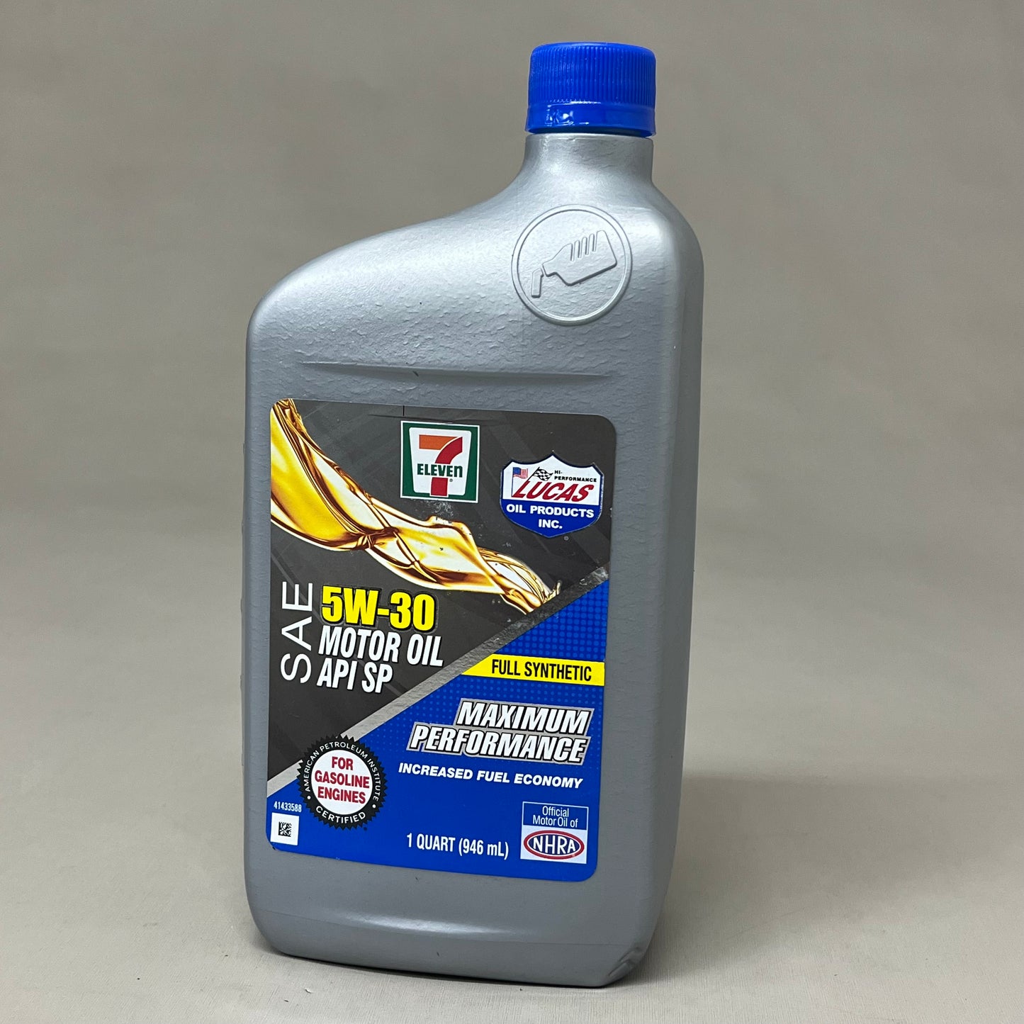 ZA@ 7 ELEVEN (28 PACK, 1 QUART EACH) SAE 5W-30 Motor Oil API SP Full Synthetic Max Performance