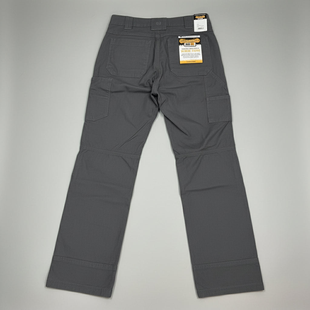 NOBLE OUTFITTERS Full Flex HD Hammer Canvas Work Pant Men's Sz 32x32 Wolf Grey