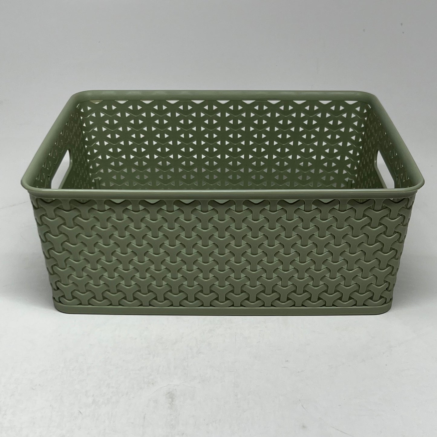 BRIGHTROOM (6 PACK) Storage Bin Medium Laurel Green Sz 14"L x 11"W x 5.5"H - 272743