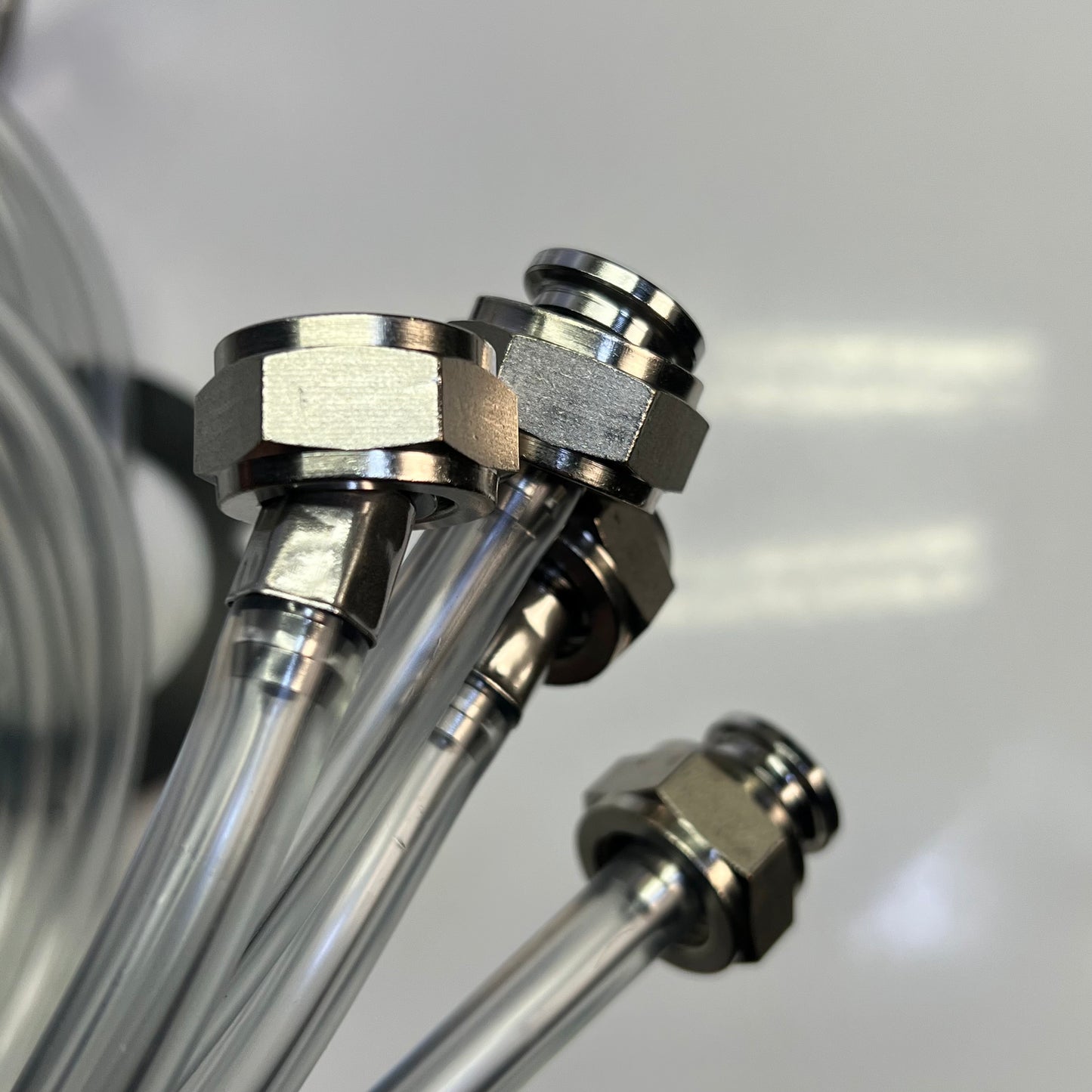 TALOS Stainless Steel 4-Tap Beer Tower W/ Column Chrome/Black 178TOWERQUAD