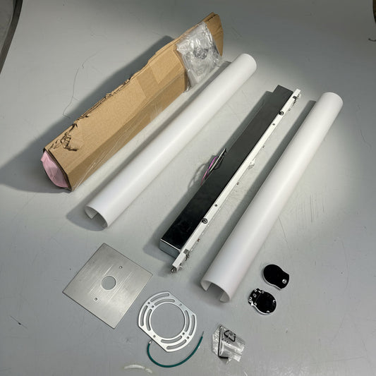 ZA@ EUREKA (2 PACK) Moonside Classic Wall Lighting Triplex Glass 23" L Dimmable w/ Hardware 3530-23 C