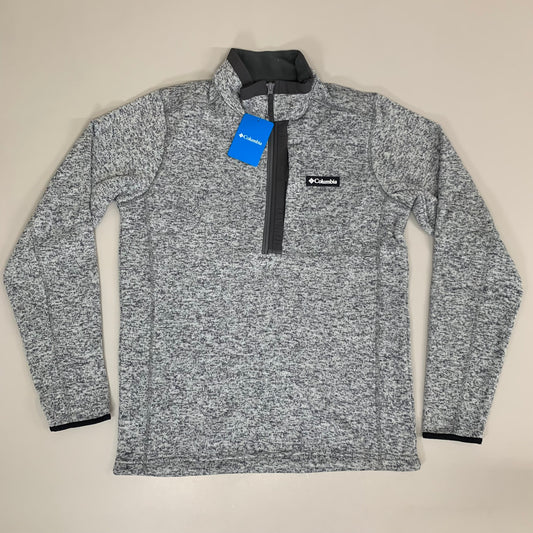 COLUMBIA Sweater Weather Fleece Full Zip Jacket Men's Sz M Heather Grey