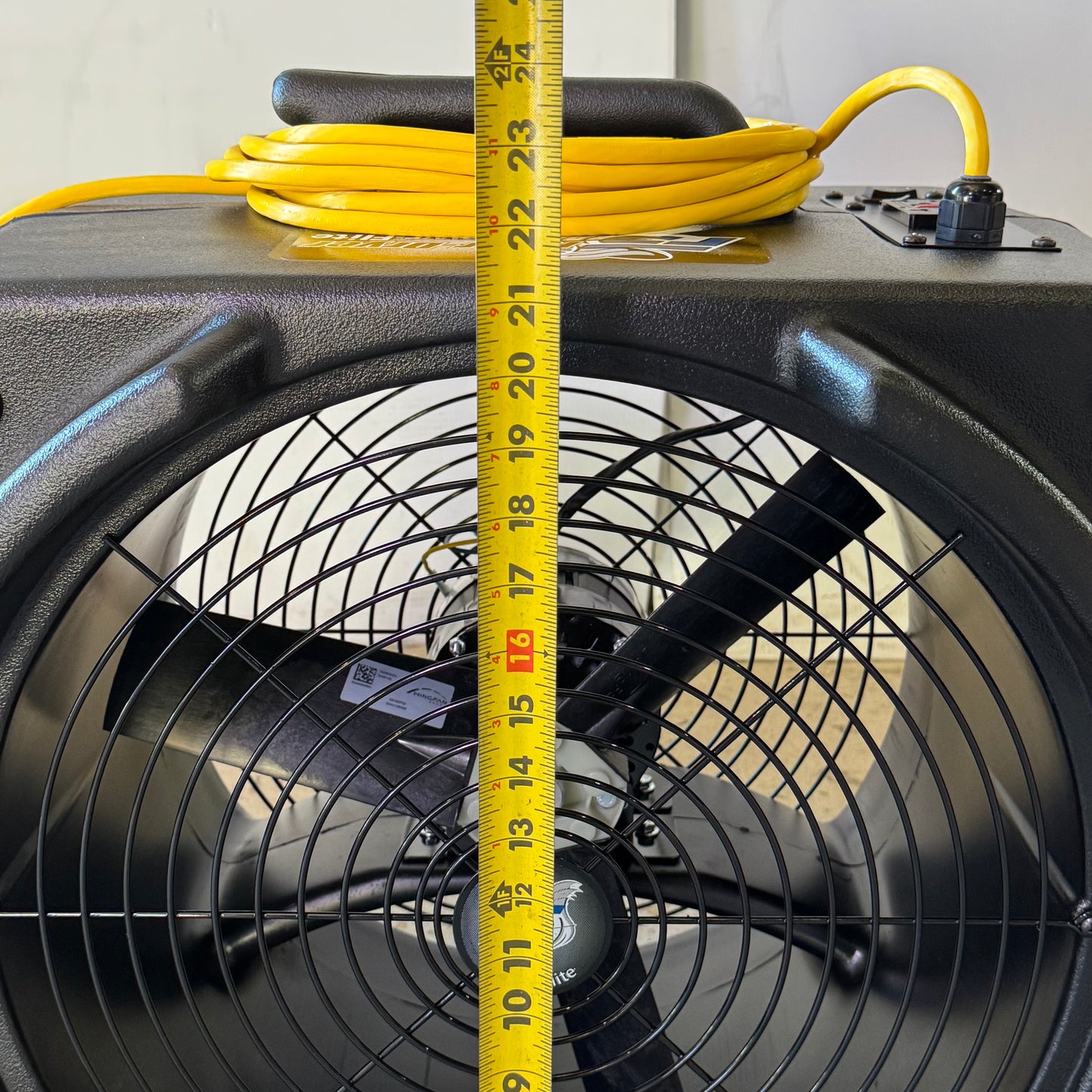 POWR-DRYER Commercial Axial Fan 20"L x 15"W x 21"H Black PDF5DX