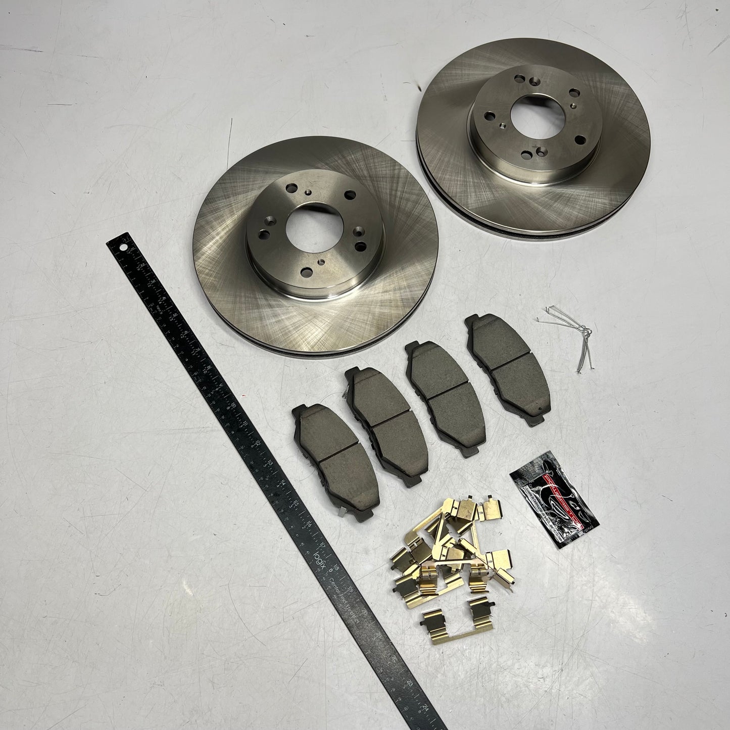 CALLAHAN Cast Iron Brake Parts Plain Front Kit For 2014-2015 Acura Ilx K010483