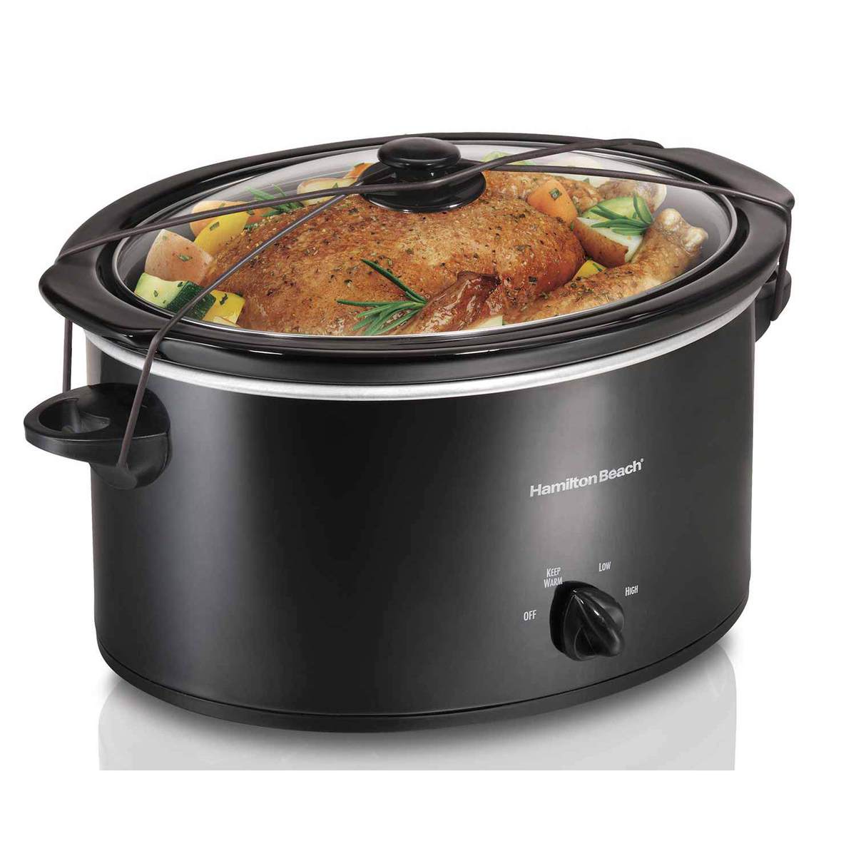 HAMILTON BEACH 5 Quart Portable Slow Cooker 33256