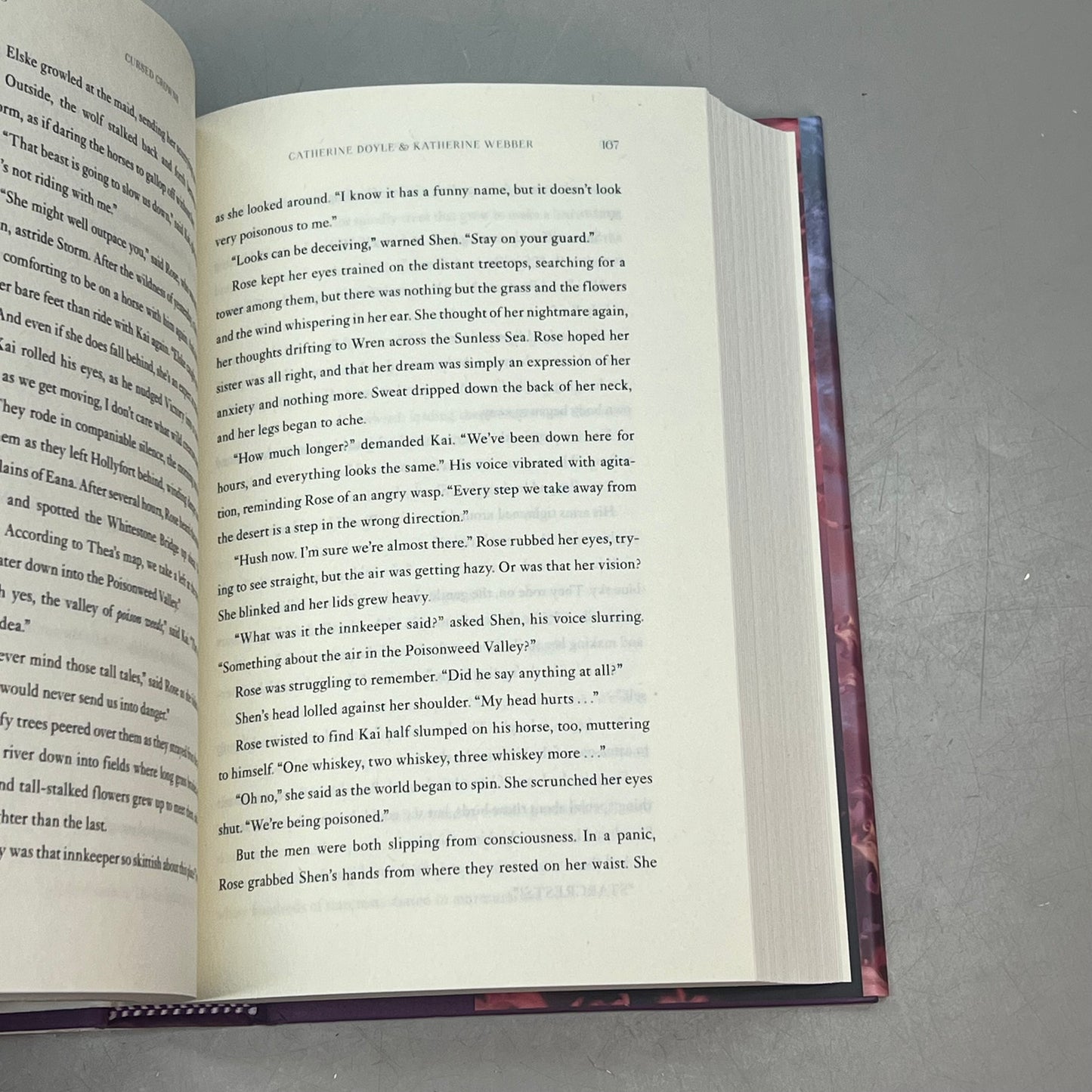 CURSED CROWNS  Fantasy Hardback Book By Catherine Doyle & Katherine Webber