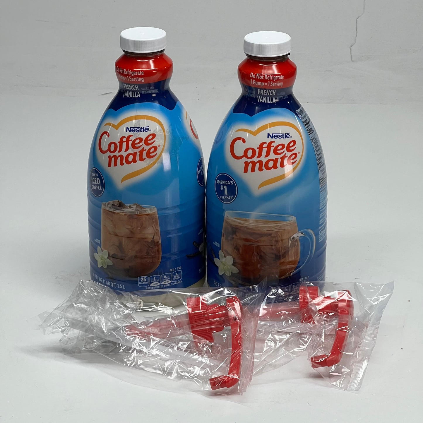 COFFEE MATE (2 PACK) French Vanilla Creamer 50.7 fl oz. BB 02/27