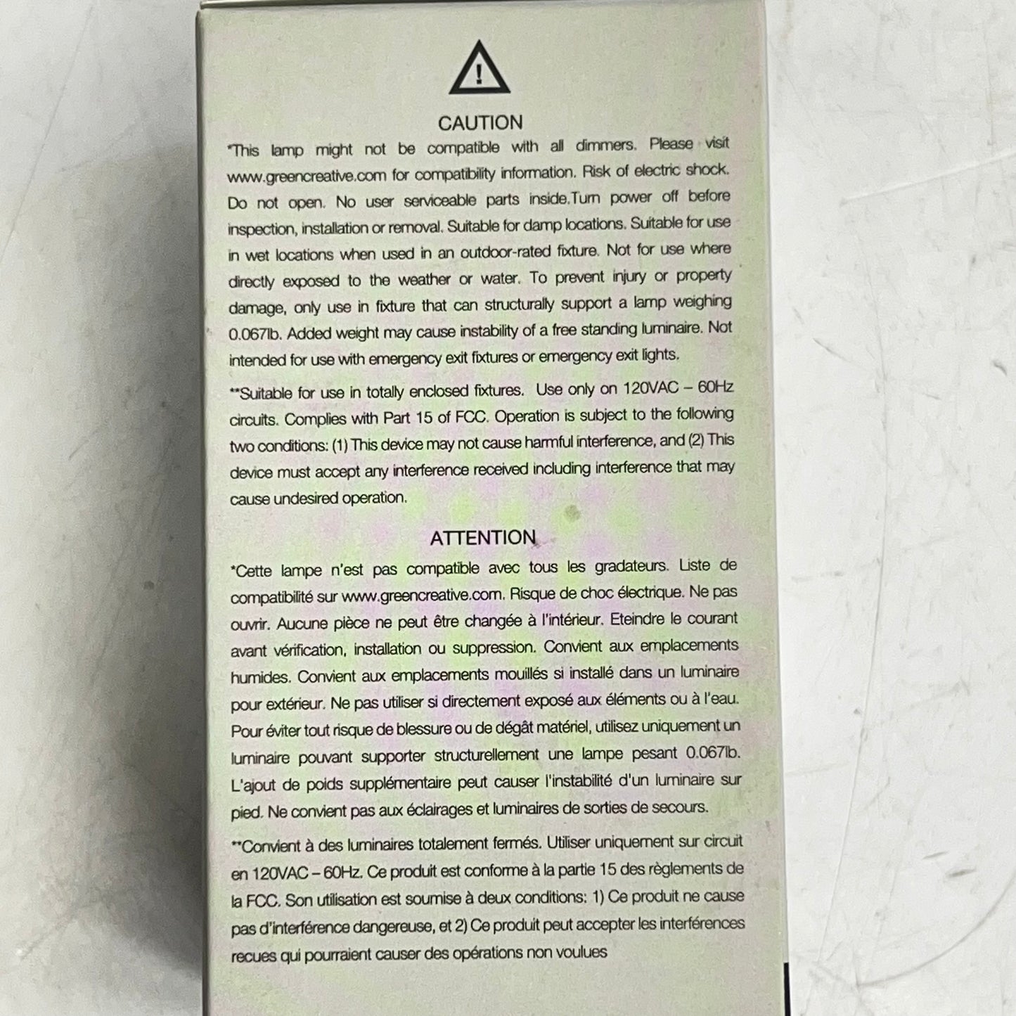 ZA@ GREENCREATIVE (2 PACK) High Cri Led Technology A19 E26 3000K Warm White Light 6A19DIM/930