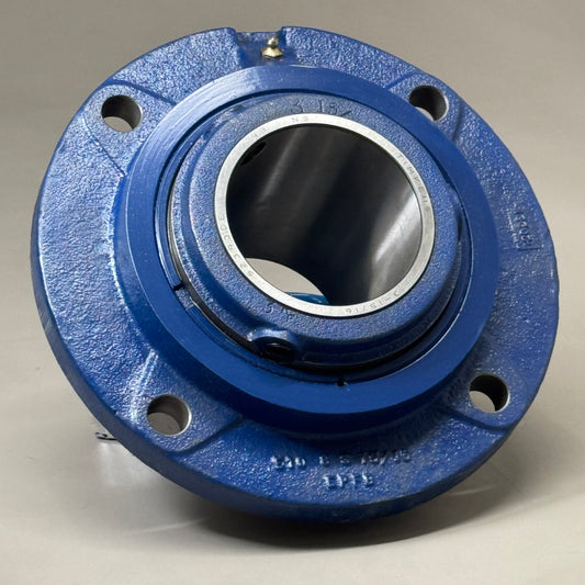 ROYERSFORD Type E Piloted Flange Bearings 3-15/16" Non-Extension Blue 20-06-0315