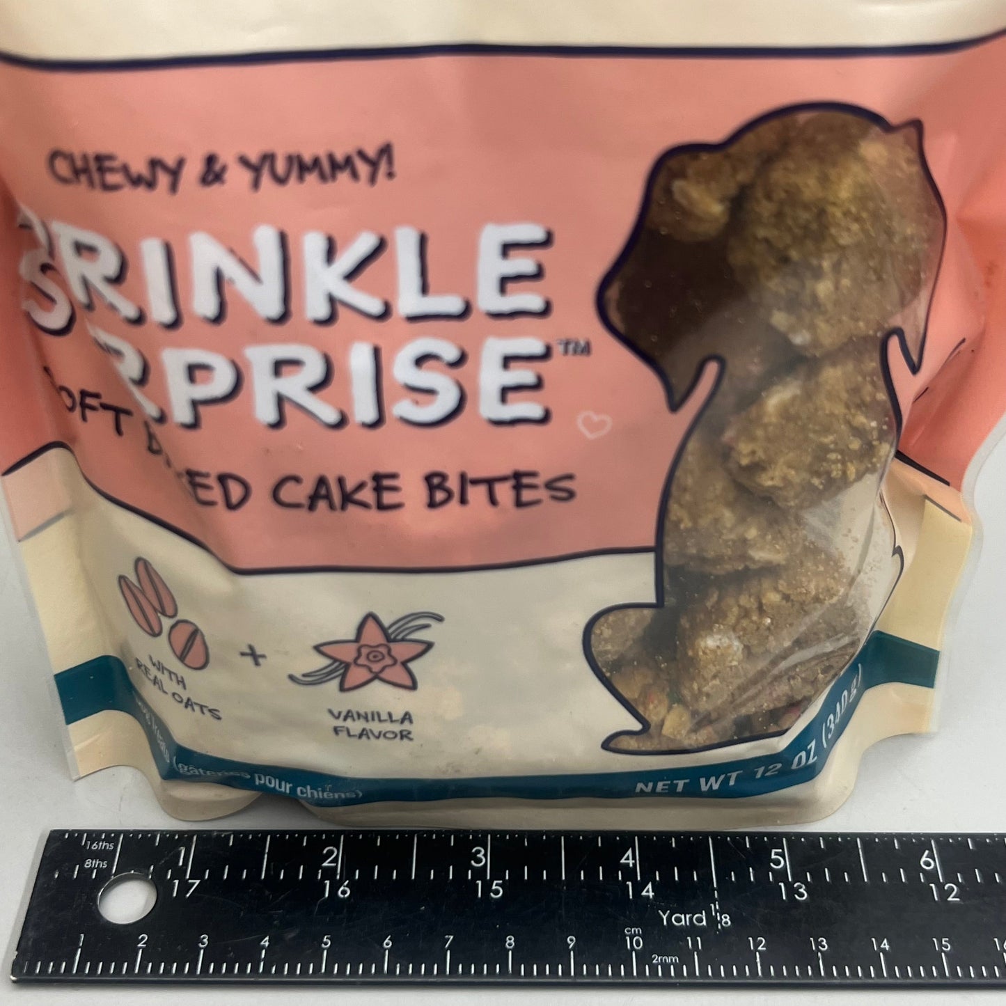 ZA@ WIGGLES & WAGS Sprinkle Surprise (12 PACK) Dog Food Treats 12oz (Exp 3/25) A