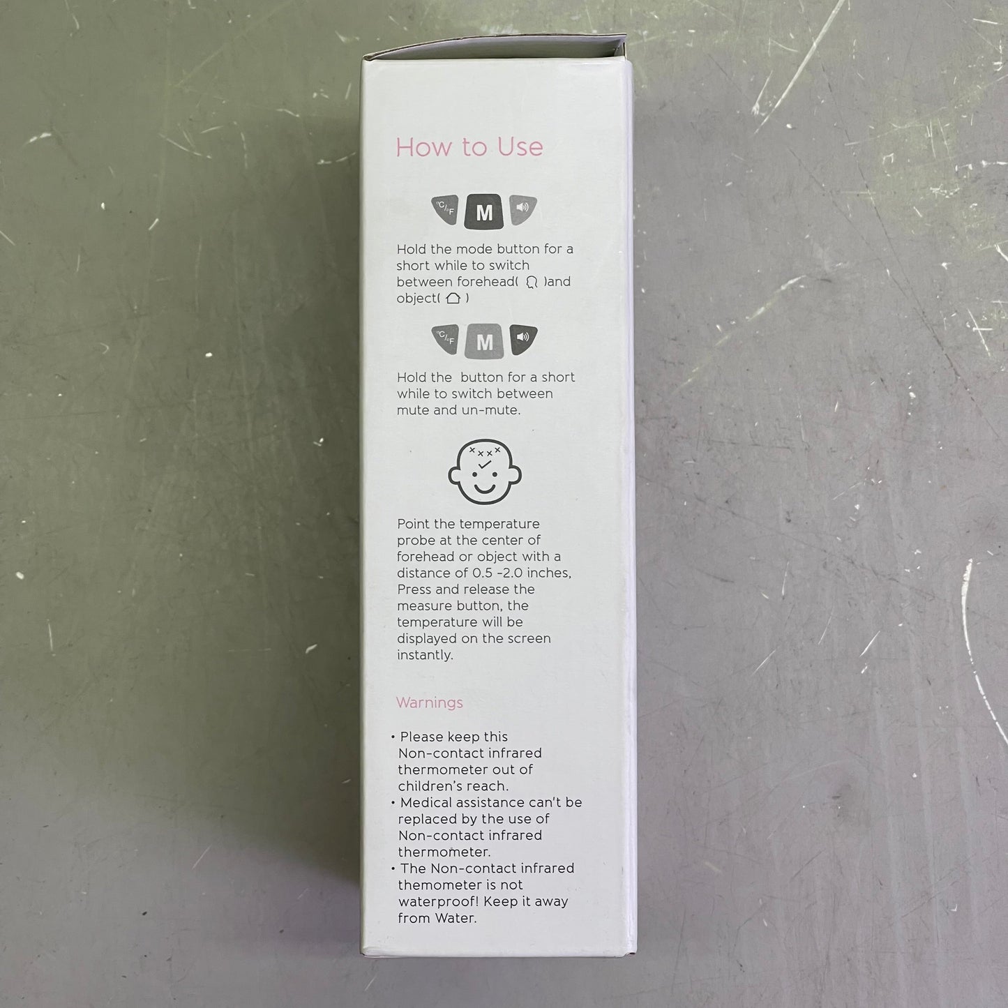 ZA@ JUMPER Non-Contact Infrared Thermometer For Humans & Objects *USA SELLER* JPD-FR202 D