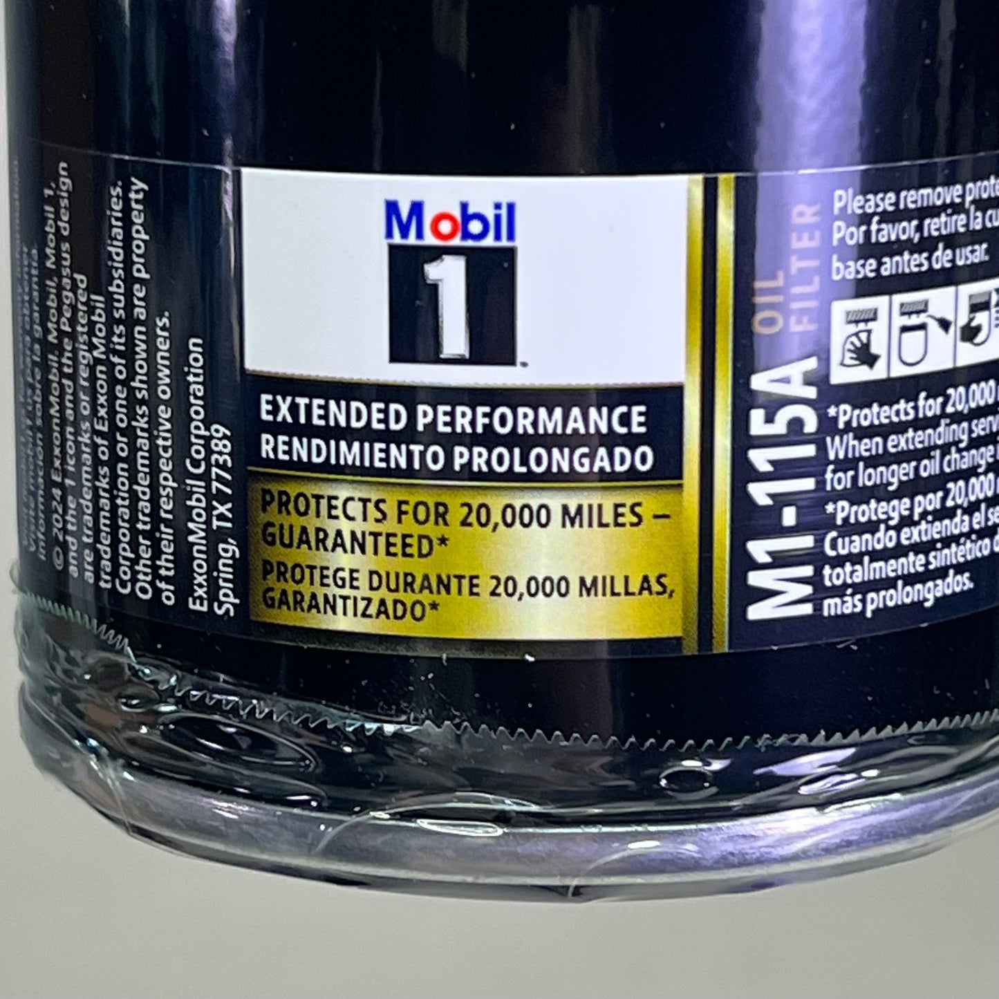 MOBIL 1 (2 PACK) Engine Oil Filter Extended Protection 20,000 Miles M1-115A