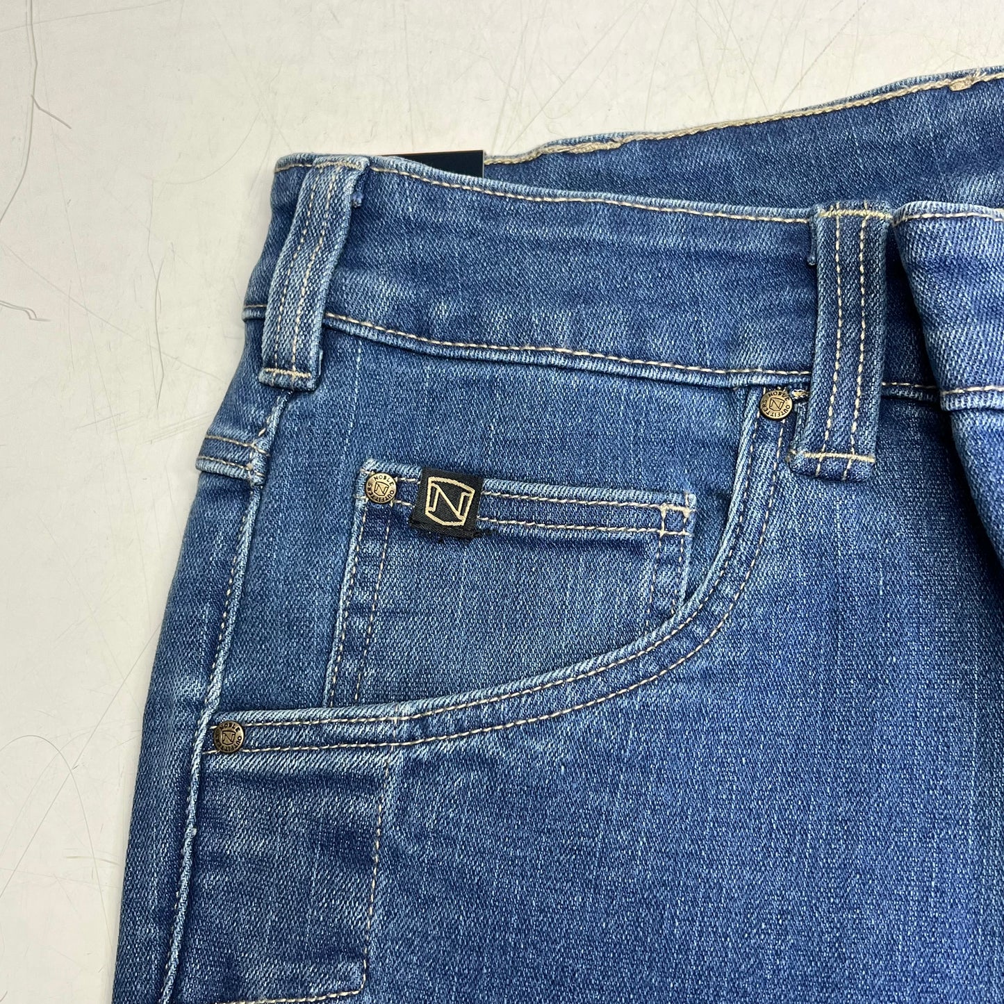 NOBLE OUTFITTERS Flex Denim Carpenter Jean Men's Sz 30x34 Stonewash 18457