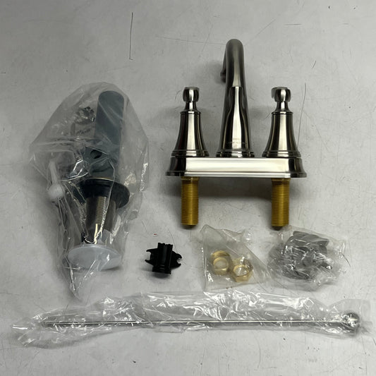 DELTA Woodhurst Centerset Bathroom Faucet (Stainless) 2532LF-SSTP