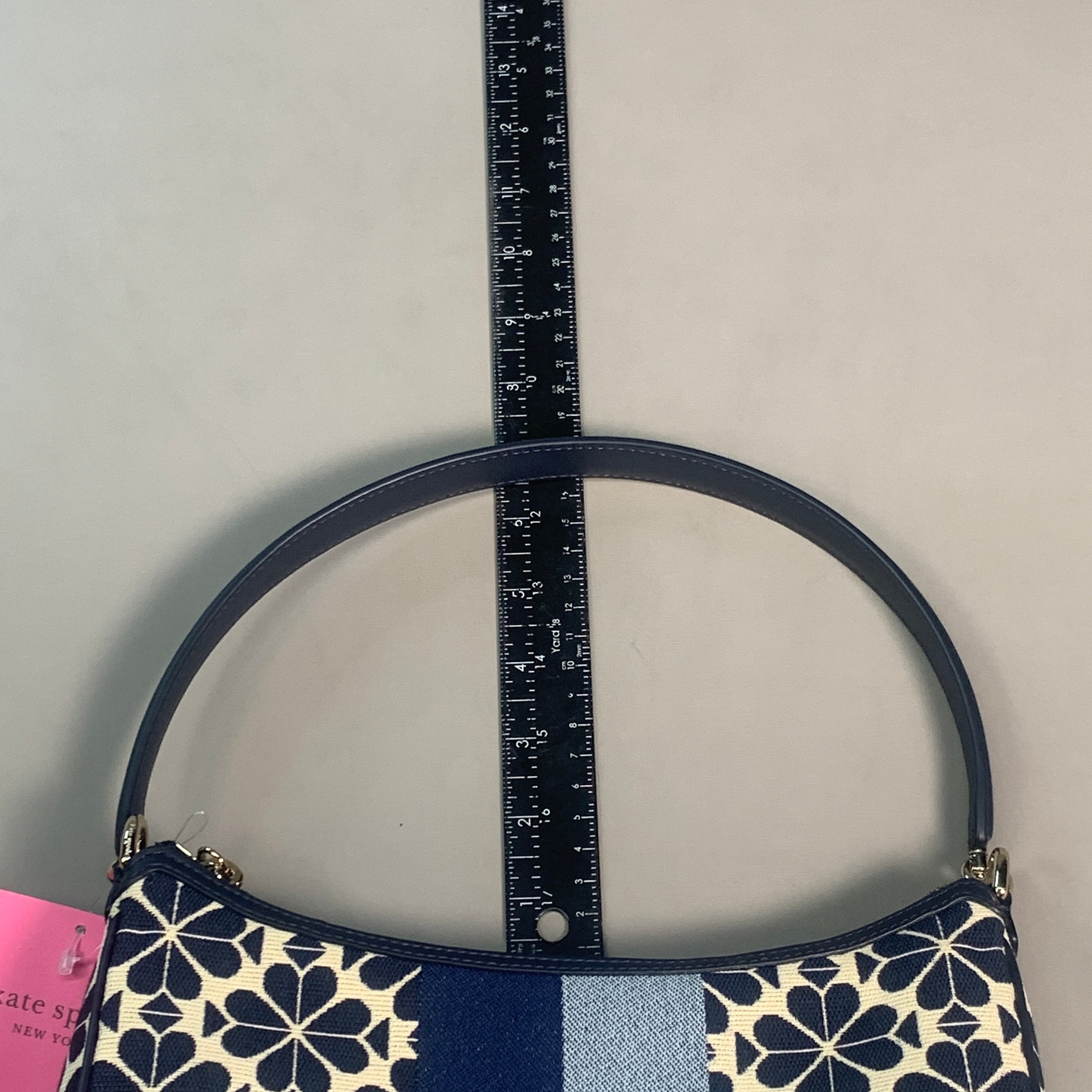 AUTH NWOT $298 Kate Spade New York Spade Flower Stripe Jacquard Crossbody  Bag